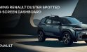 Upcoming Renault Duster Spotted with 3-Screen Dashboard